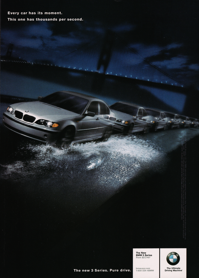 BMW-E46 Every Car Has Its Moment-Vintage-Print-Magazine-Ad-BIMMERtips.com