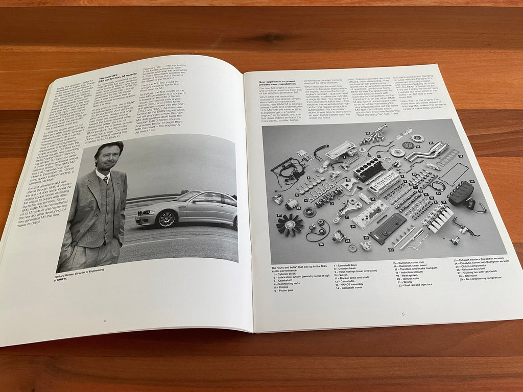 BMW-E46 M3, 2001-Dealership-Sales-Brochure