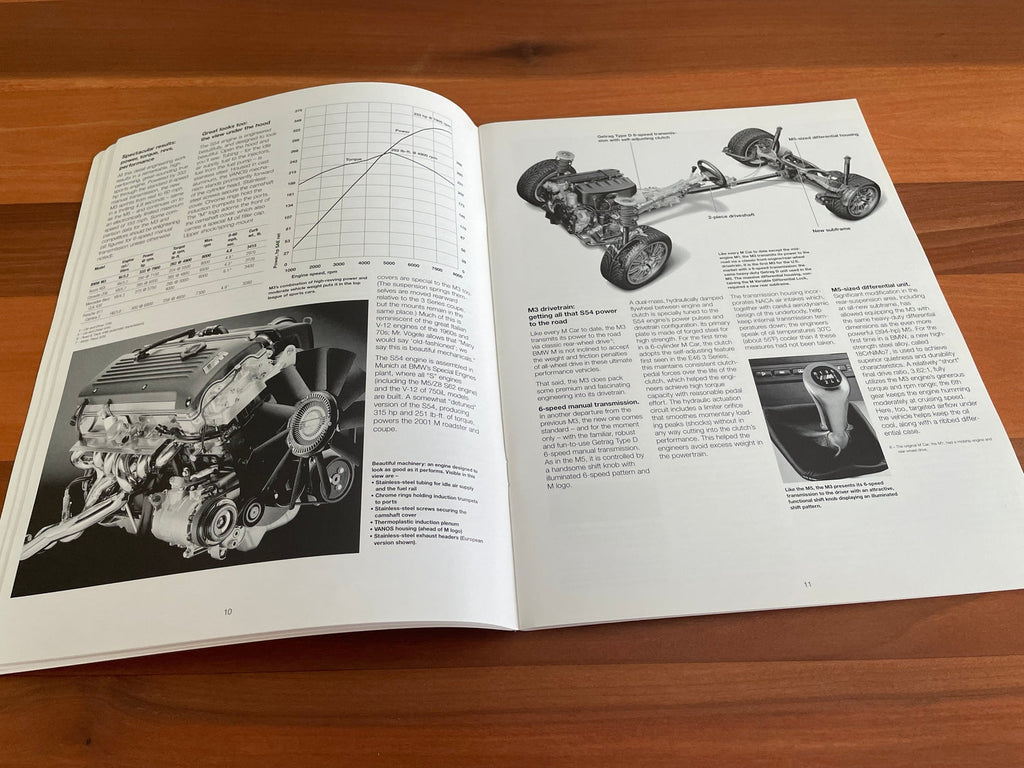BMW-E46 M3, 2001-Dealership-Sales-Brochure
