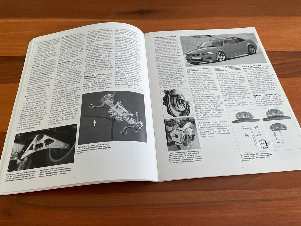 BMW-E46 M3, 2001-Dealership-Sales-Brochure