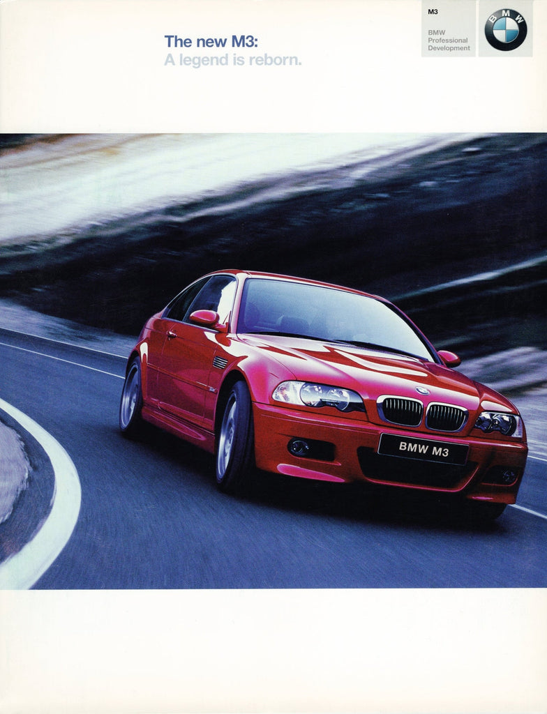BMW-E46 M3, 2001-Dealership-Sales-Brochure