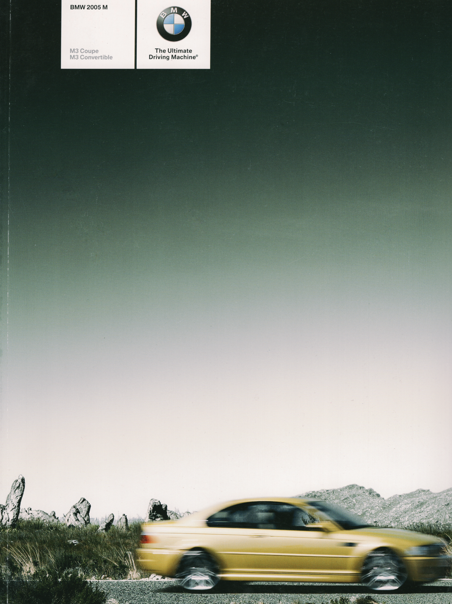 BMW-E46 M3, 2005-Dealership-Sales-Brochure