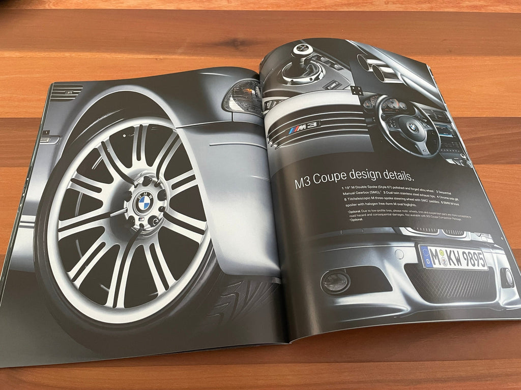 BMW-E46 M3, 2006-Dealership-Sales-Brochure