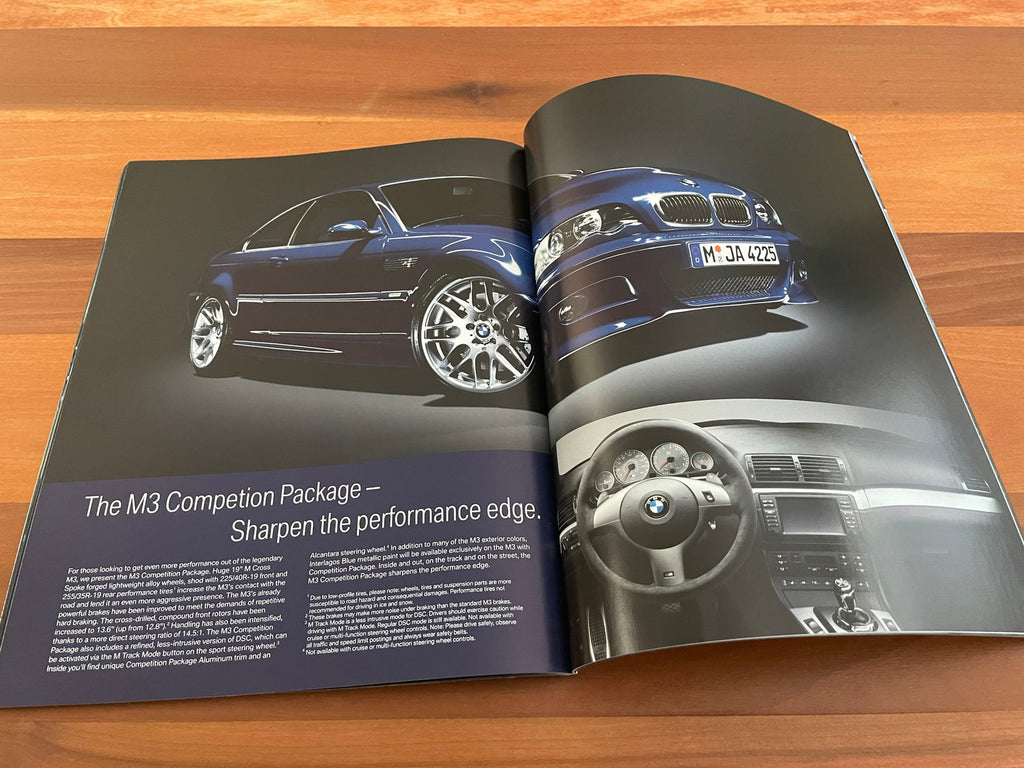 BMW-E46 M3, 2006-Dealership-Sales-Brochure