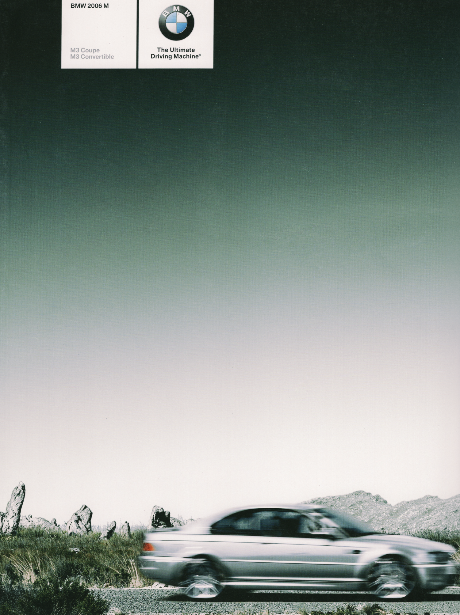 BMW-E46 M3, 2006-Dealership-Sales-Brochure