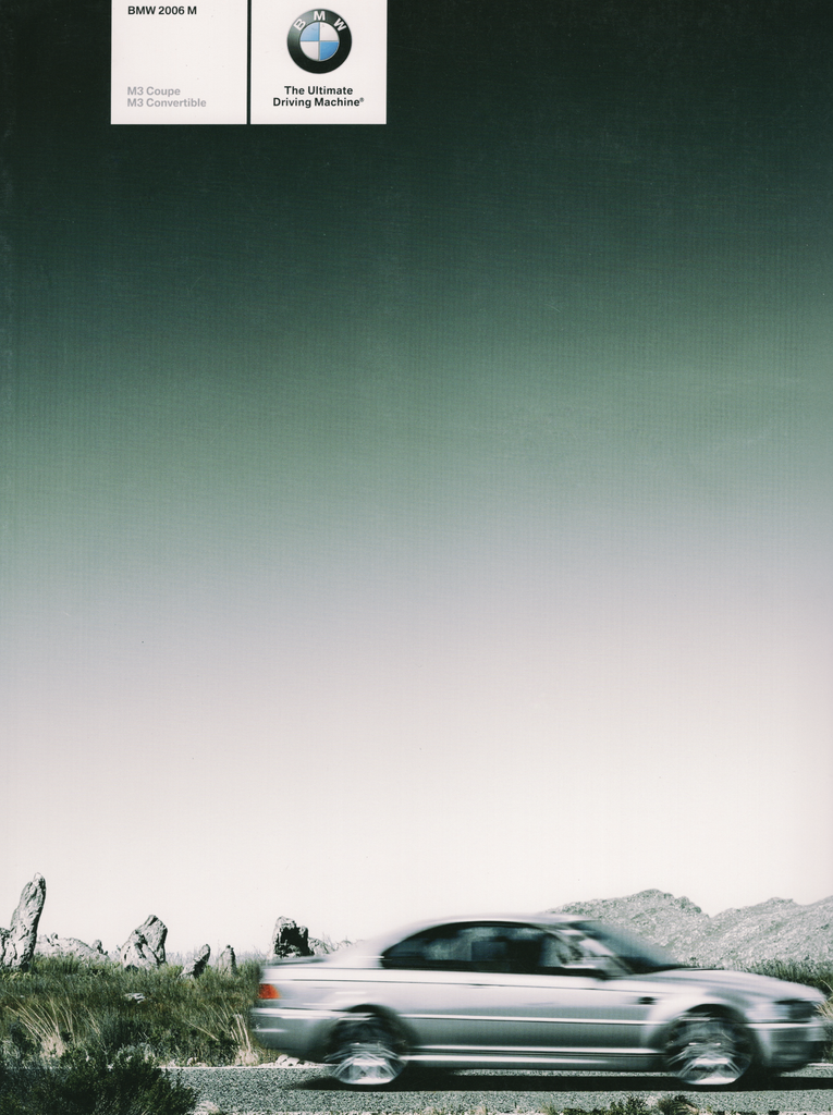 BMW-E46 M3, 2006-Dealership-Sales-Brochure