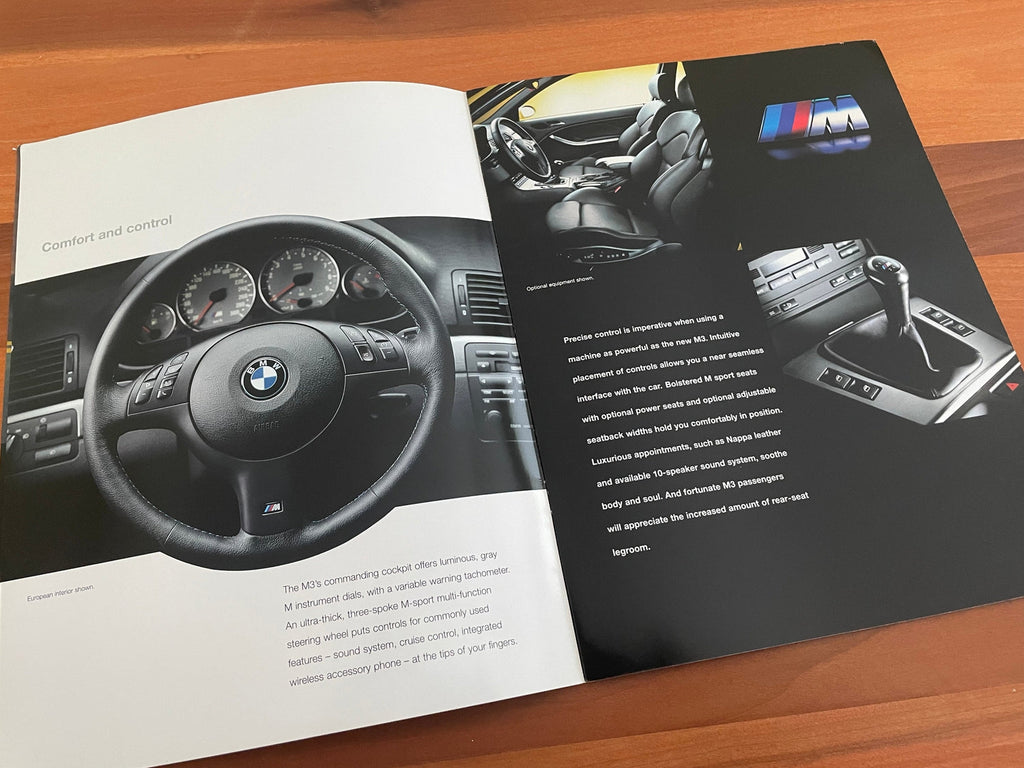 BMW-E46 M3 Coupe, 2001-Dealership-Sales-Brochure