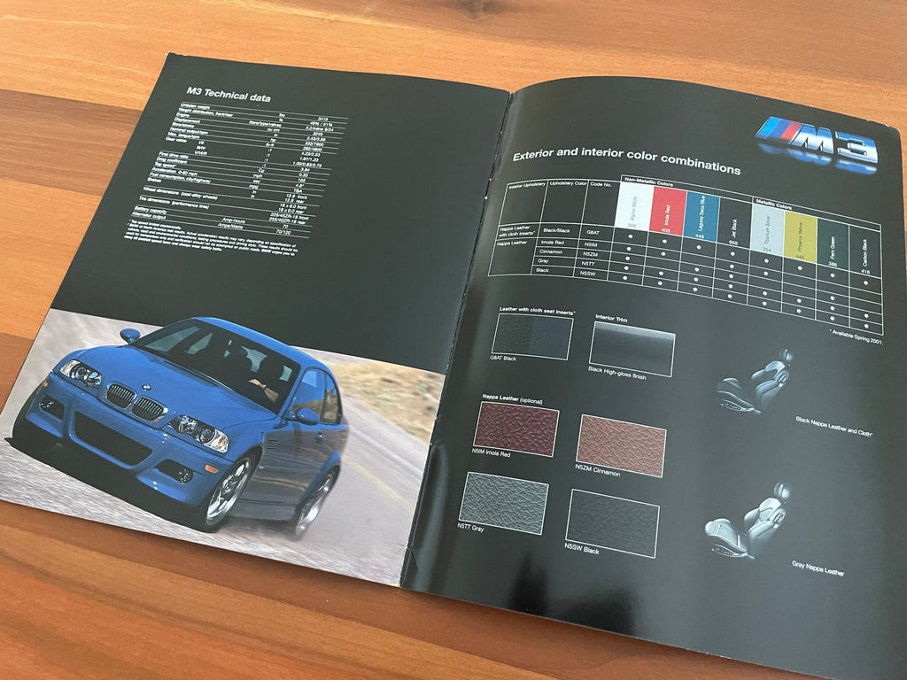 BMW-E46 M3 Coupe, 2001-Dealership-Sales-Brochure
