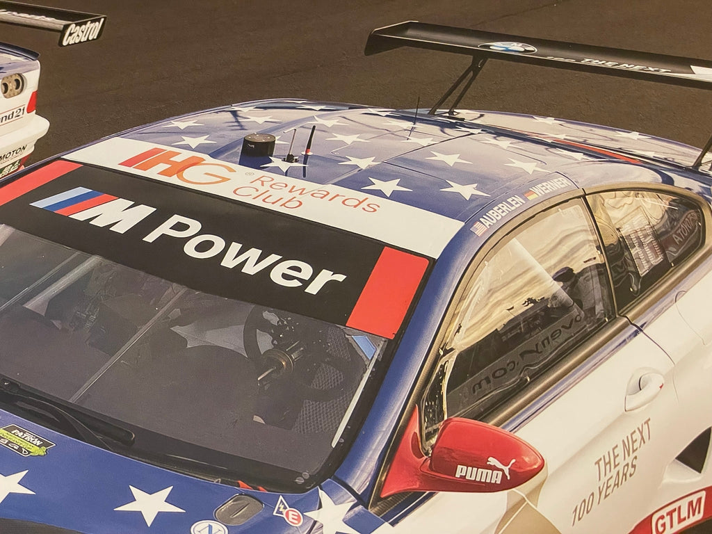 BMW E46 M3 GTR & F13 M6 GTLM poster
