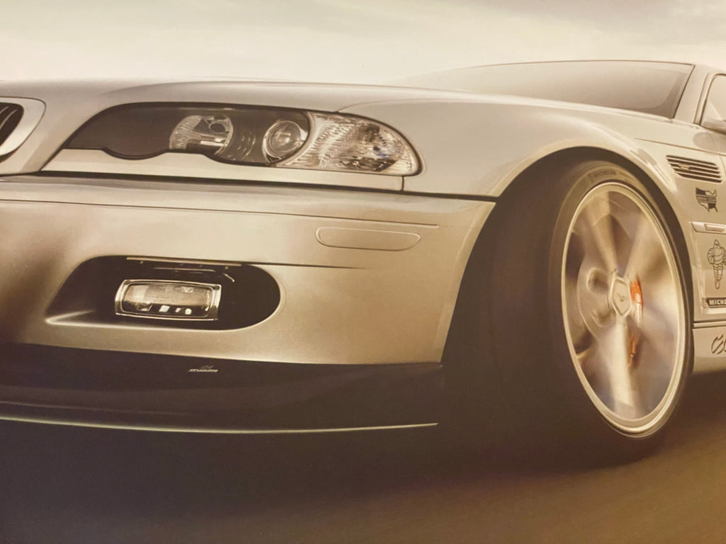 BMW E46 M3 Michelin Tire Poster