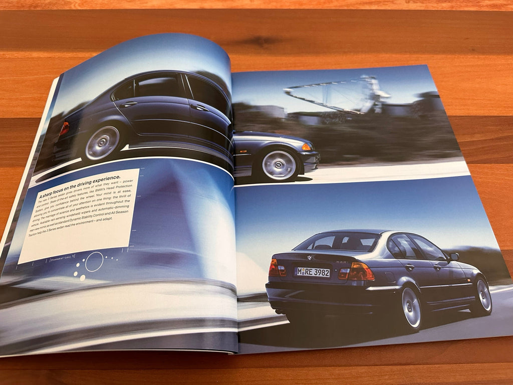 BMW-E46 Sedan, 2001-Dealership-Sales-Brochure