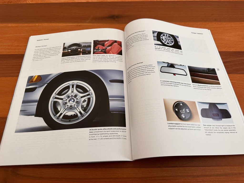 BMW-E46 Sedan, 2001-Dealership-Sales-Brochure