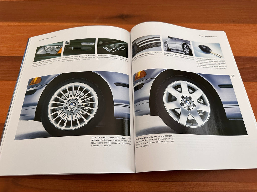 BMW-E46 Sedan, 2001-Dealership-Sales-Brochure