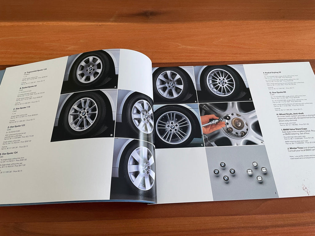 BMW-E60 Accessories Catalog-Dealership-Sales-Brochure