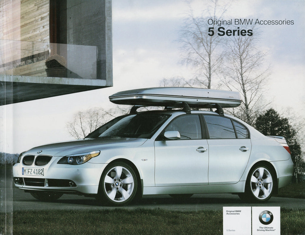 BMW-E60 Accessories Catalog-Dealership-Sales-Brochure