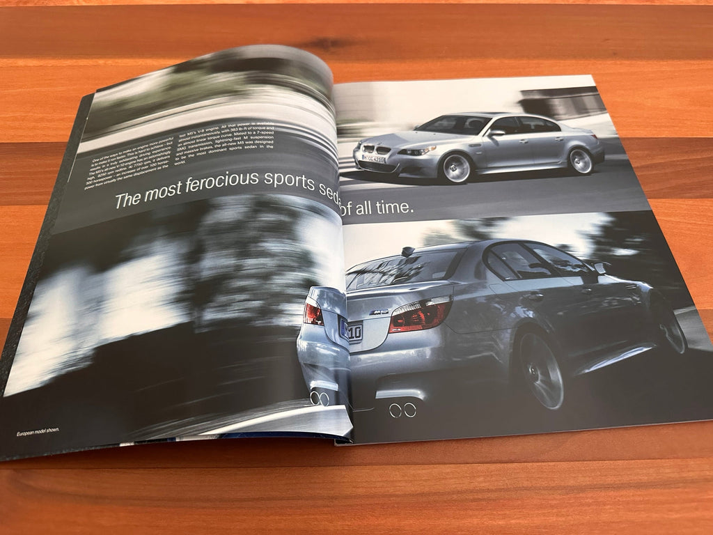 BMW-E60 M5, 2006-Dealership-Sales-Brochure