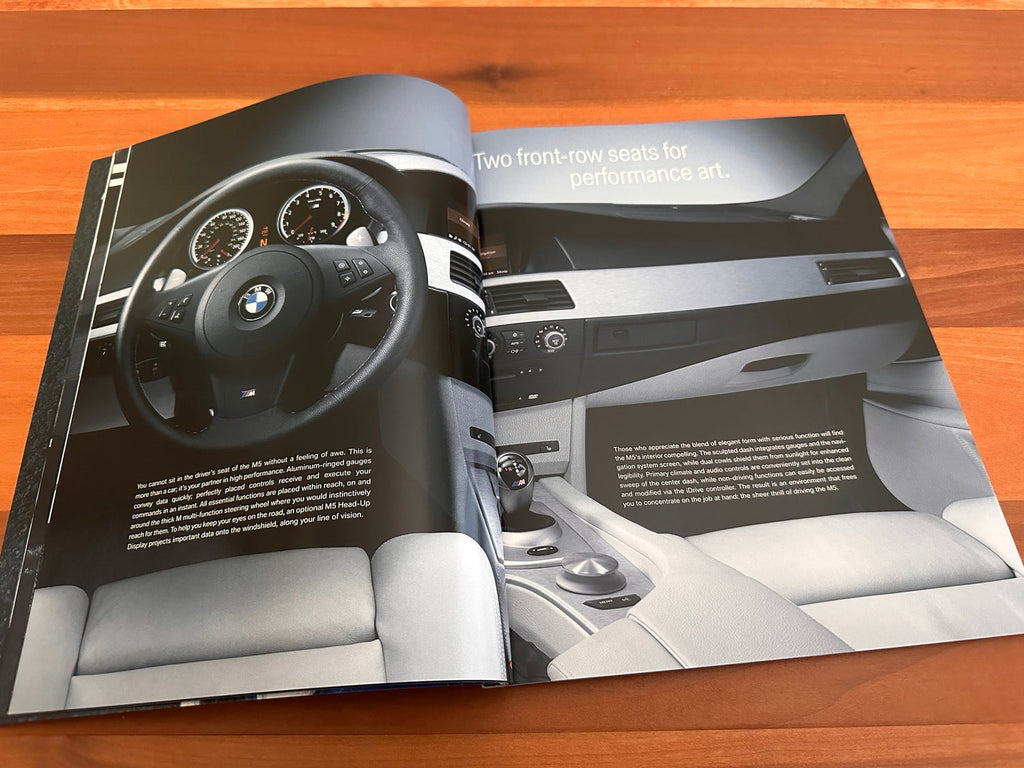 BMW-E60 M5, 2006-Dealership-Sales-Brochure