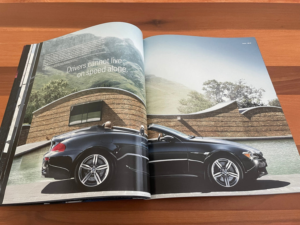 BMW-E60 M5, E63 & E64 M6, 2007-Dealership-Sales-Brochure