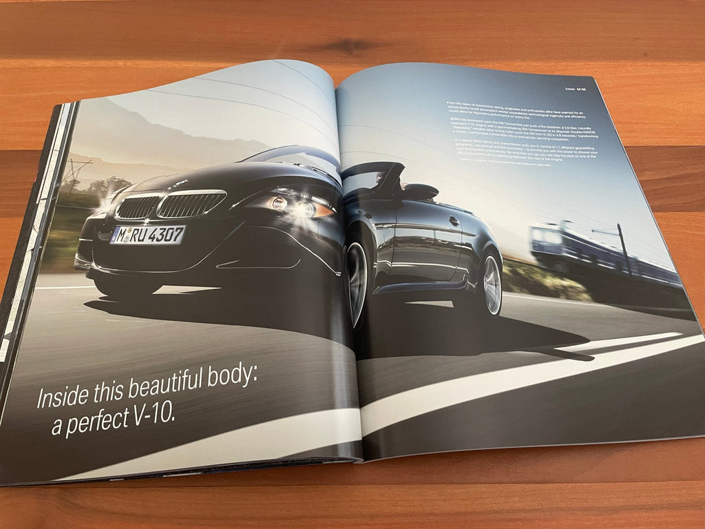 BMW-E60 M5, E63 & E64 M6, 2007-Dealership-Sales-Brochure