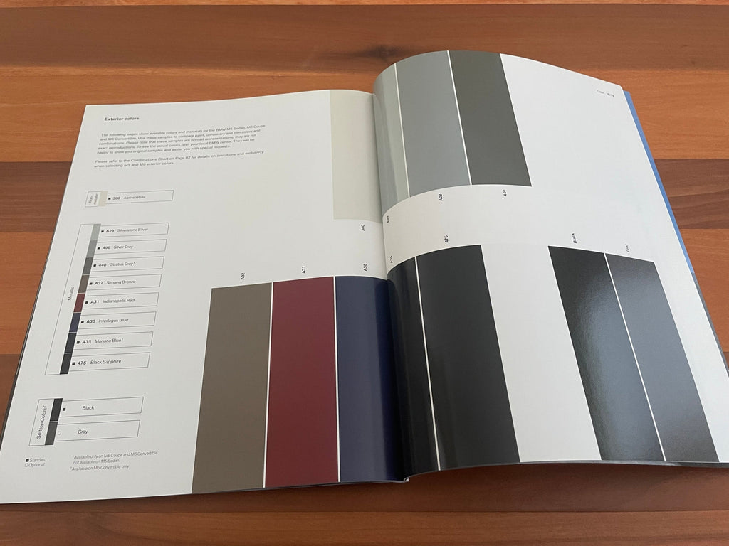 BMW-E60 M5, E63 & E64 M6, 2007-Dealership-Sales-Brochure