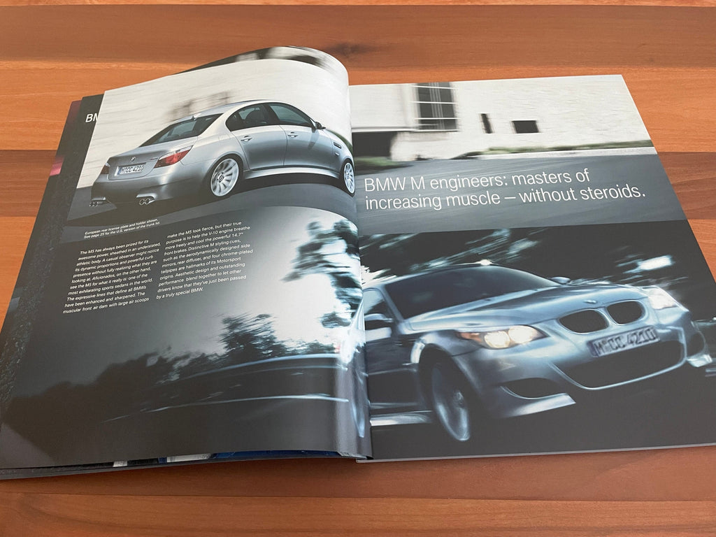 BMW-E60 M5, E63 & E64 M6, 2007-Dealership-Sales-Brochure