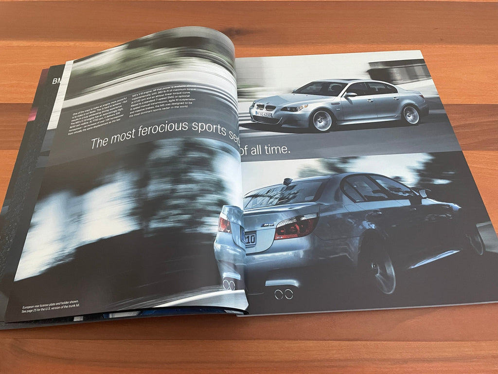 BMW-E60 M5, E63 & E64 M6, 2007-Dealership-Sales-Brochure