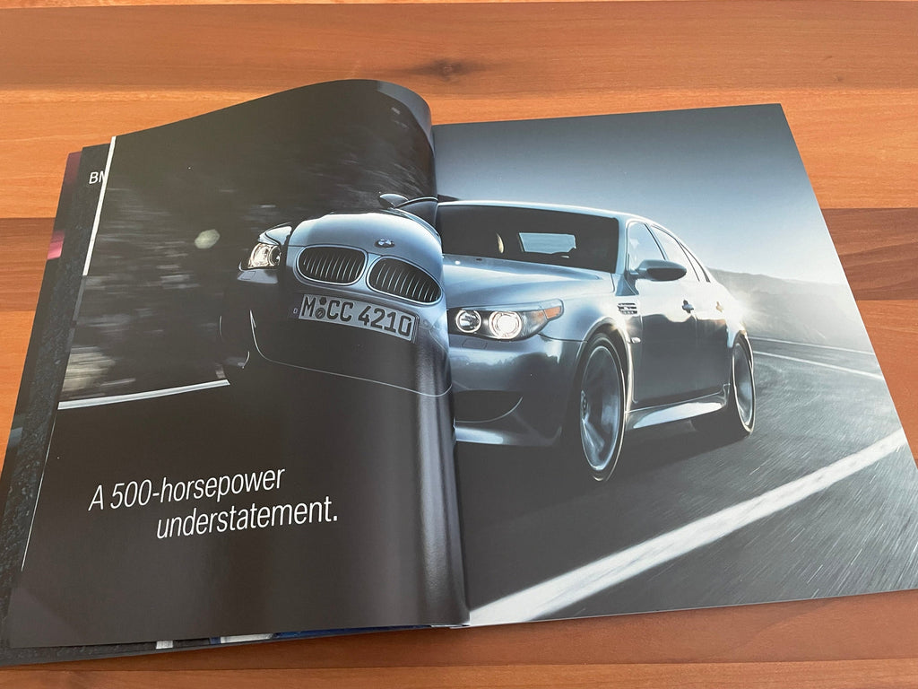 BMW-E60 M5, E63 & E64 M6, 2007-Dealership-Sales-Brochure