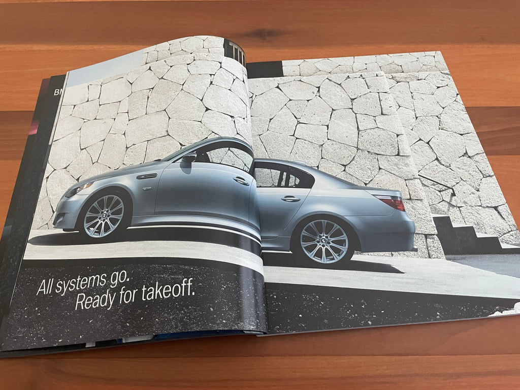 BMW-E60 M5, E63 & E64 M6, 2007-Dealership-Sales-Brochure