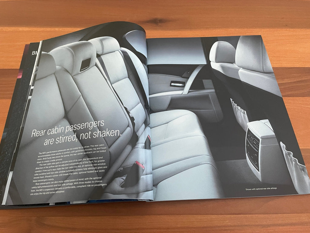 BMW-E60 M5, E63 & E64 M6, 2007-Dealership-Sales-Brochure