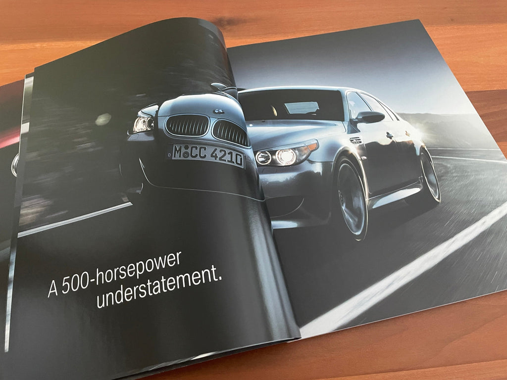 BMW-E60 M5 & E63 M6, 2006-Dealership-Sales-Brochure