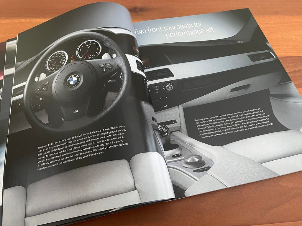 BMW-E60 M5 & E63 M6, 2006-Dealership-Sales-Brochure