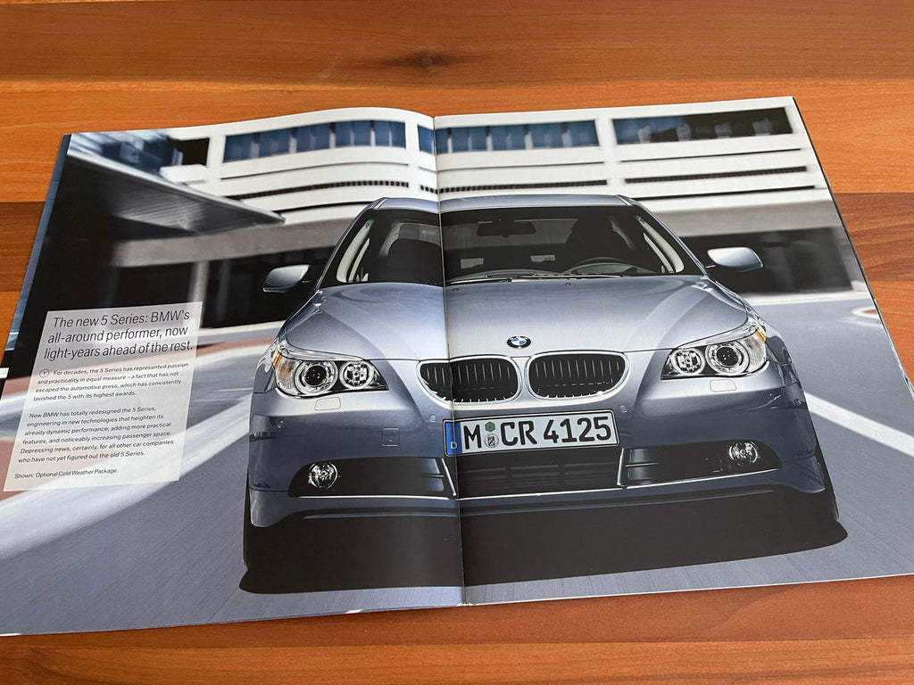 BMW-E60 Sedan, 2003-Dealership-Sales-Brochure