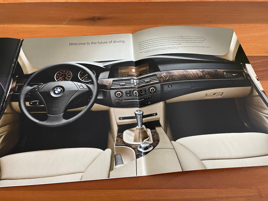 BMW-E60 Sedan, 2003-Dealership-Sales-Brochure