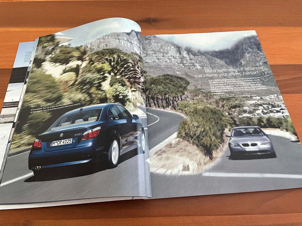 BMW-E60 Sedan, 2004-Dealership-Sales-Brochure