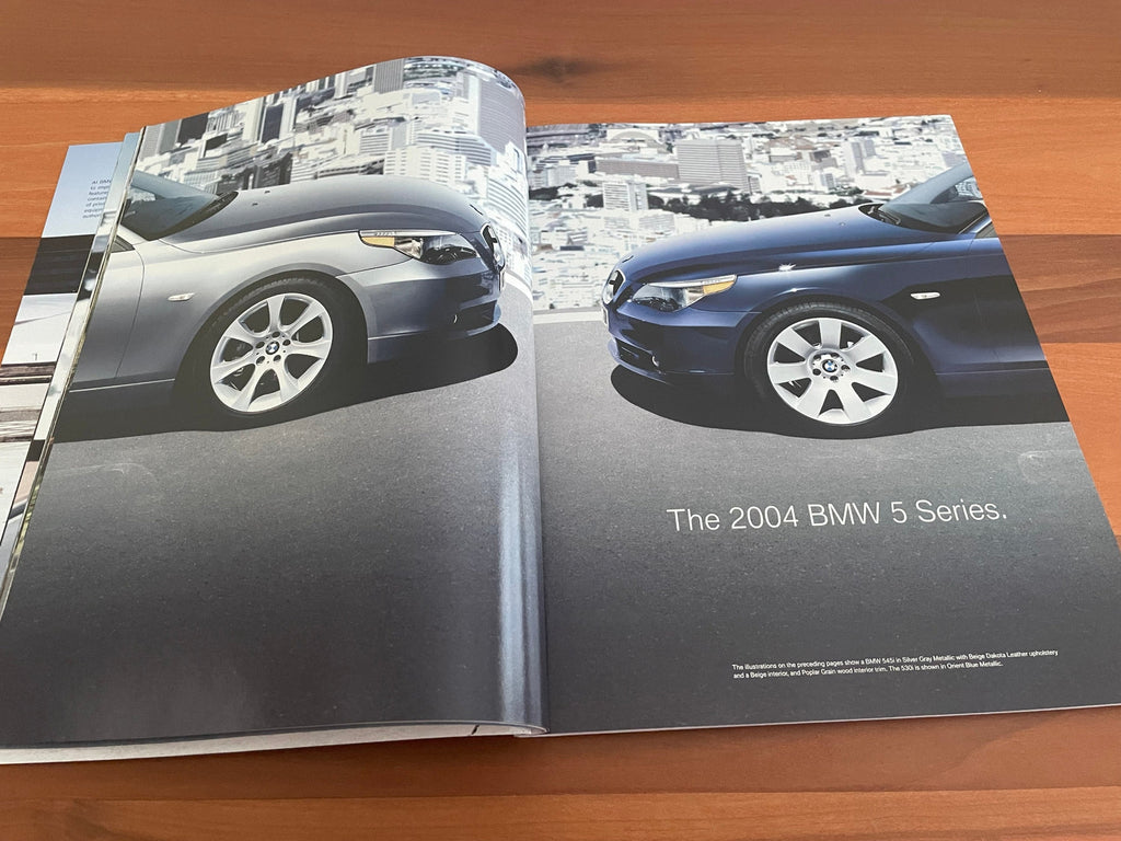 BMW-E60 Sedan, 2004-Dealership-Sales-Brochure