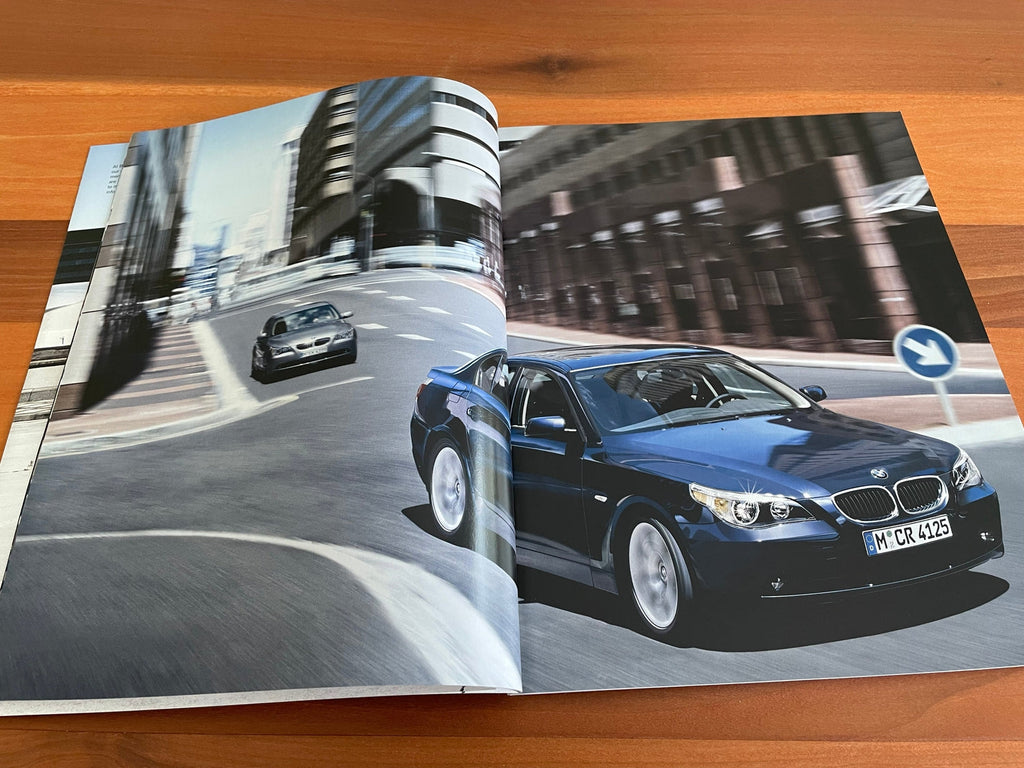 BMW-E60 Sedan, 2005-Dealership-Sales-Brochure