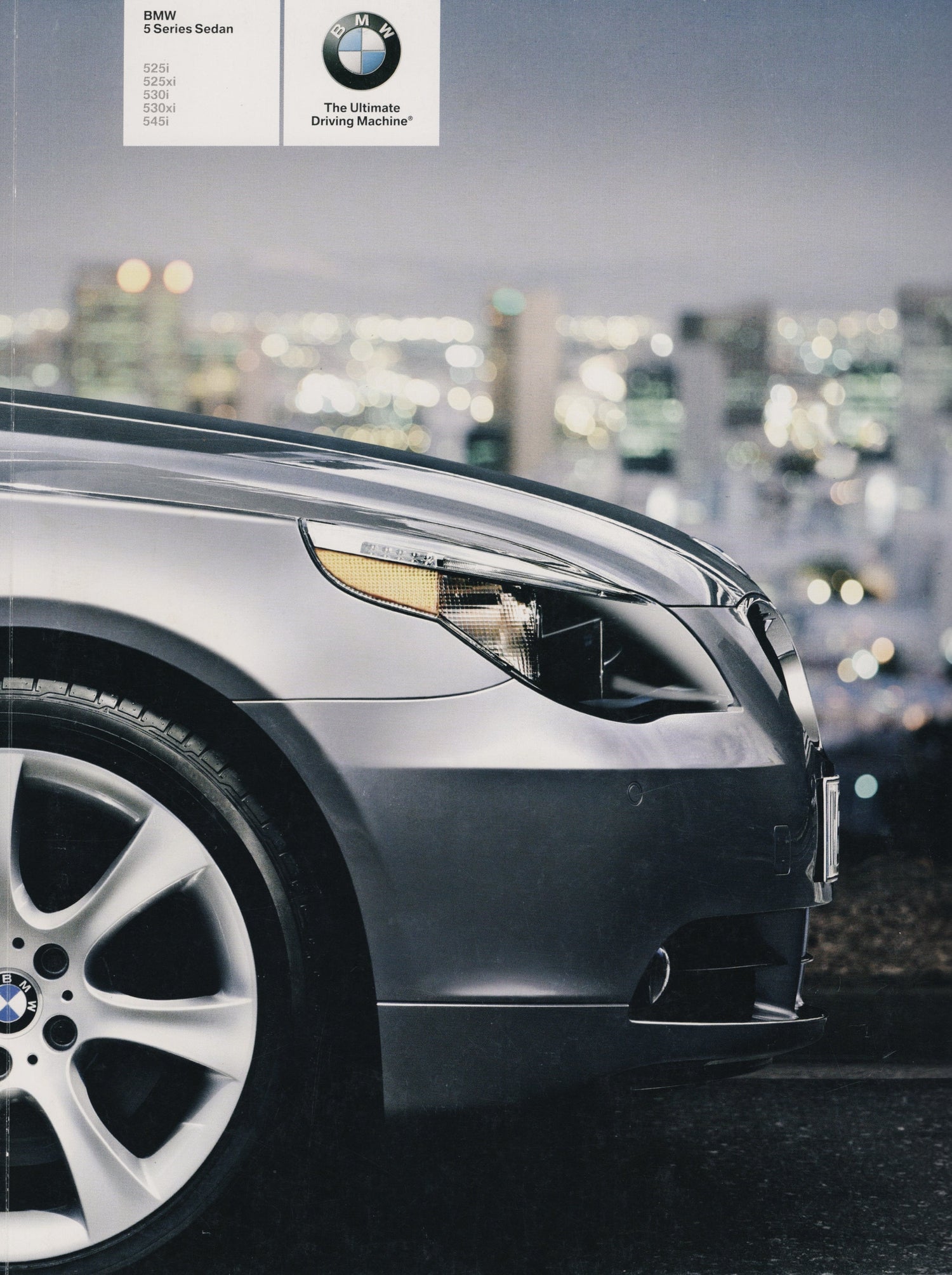 BMW-E60 Sedan, 2005-Dealership-Sales-Brochure