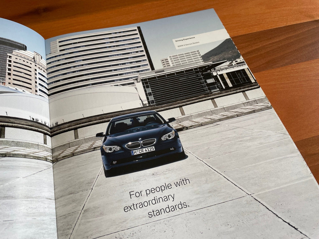 BMW-E60 Sedan, 2006-Dealership-Sales-Brochure