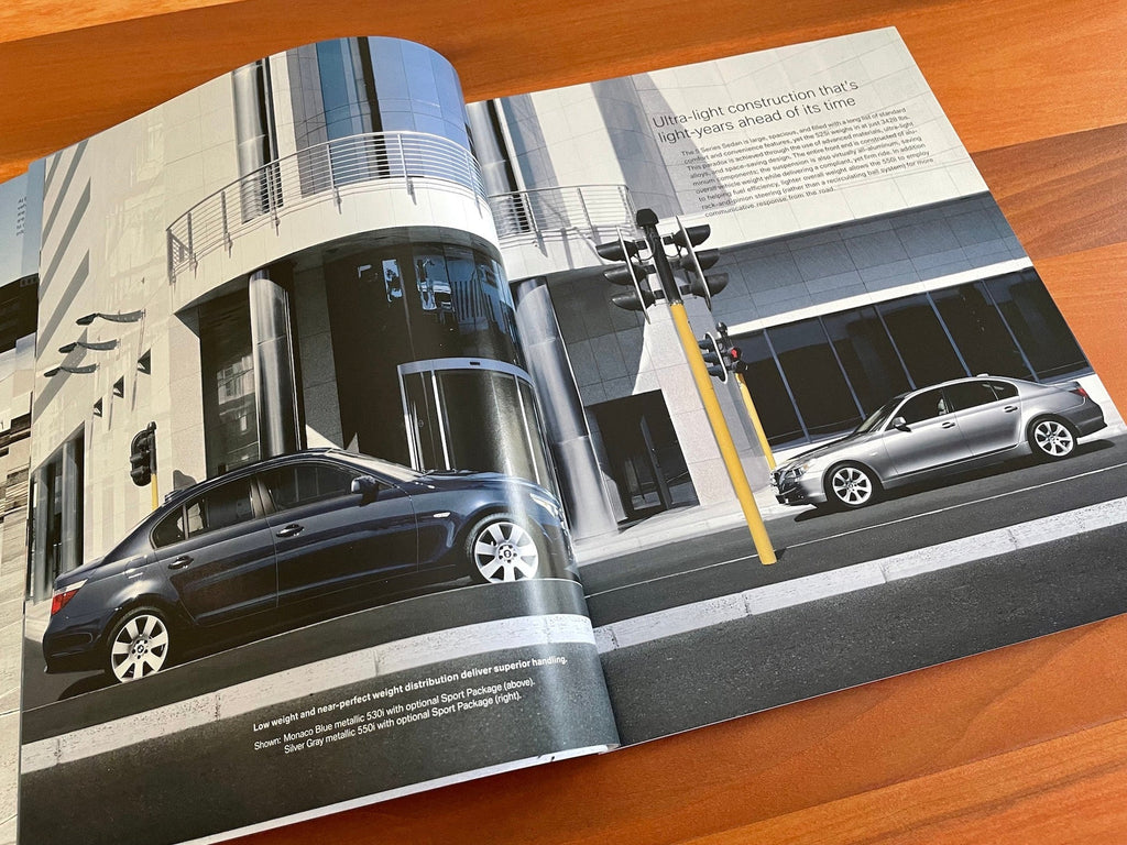 BMW-E60 Sedan, 2006-Dealership-Sales-Brochure