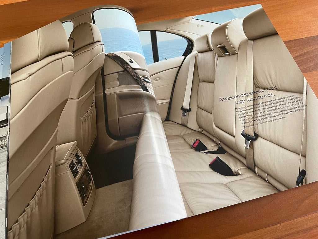 BMW-E60 Sedan, 2006-Dealership-Sales-Brochure