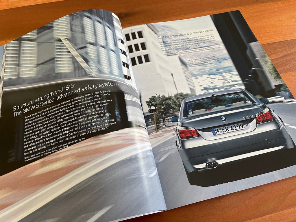 BMW-E60 Sedan, 2006-Dealership-Sales-Brochure