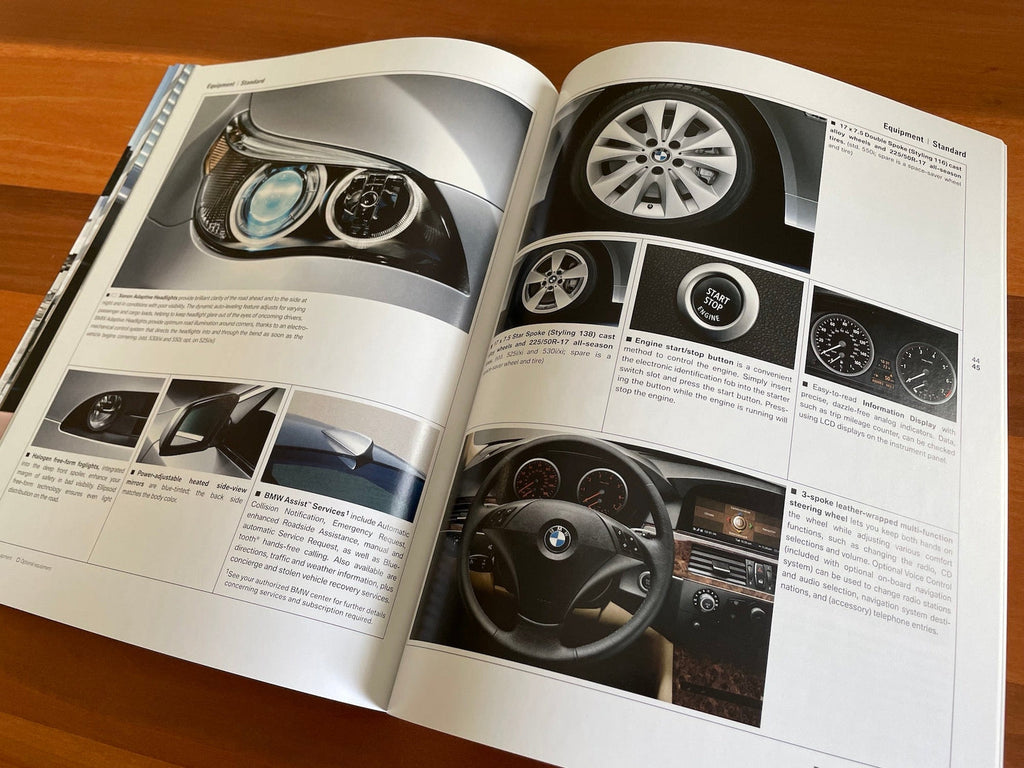 BMW-E60 Sedan, 2006-Dealership-Sales-Brochure