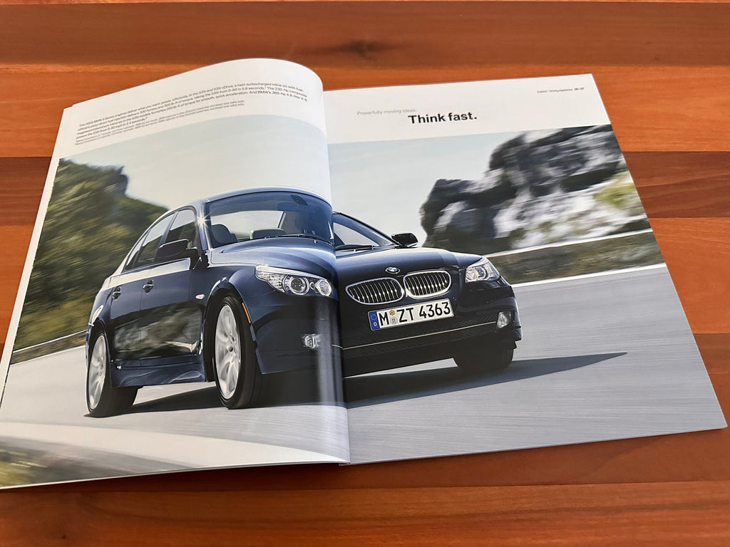 BMW-E60 Sedan, 2009 a-Dealership-Sales-Brochure