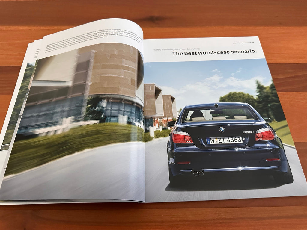 BMW-E60 Sedan, 2009 a-Dealership-Sales-Brochure
