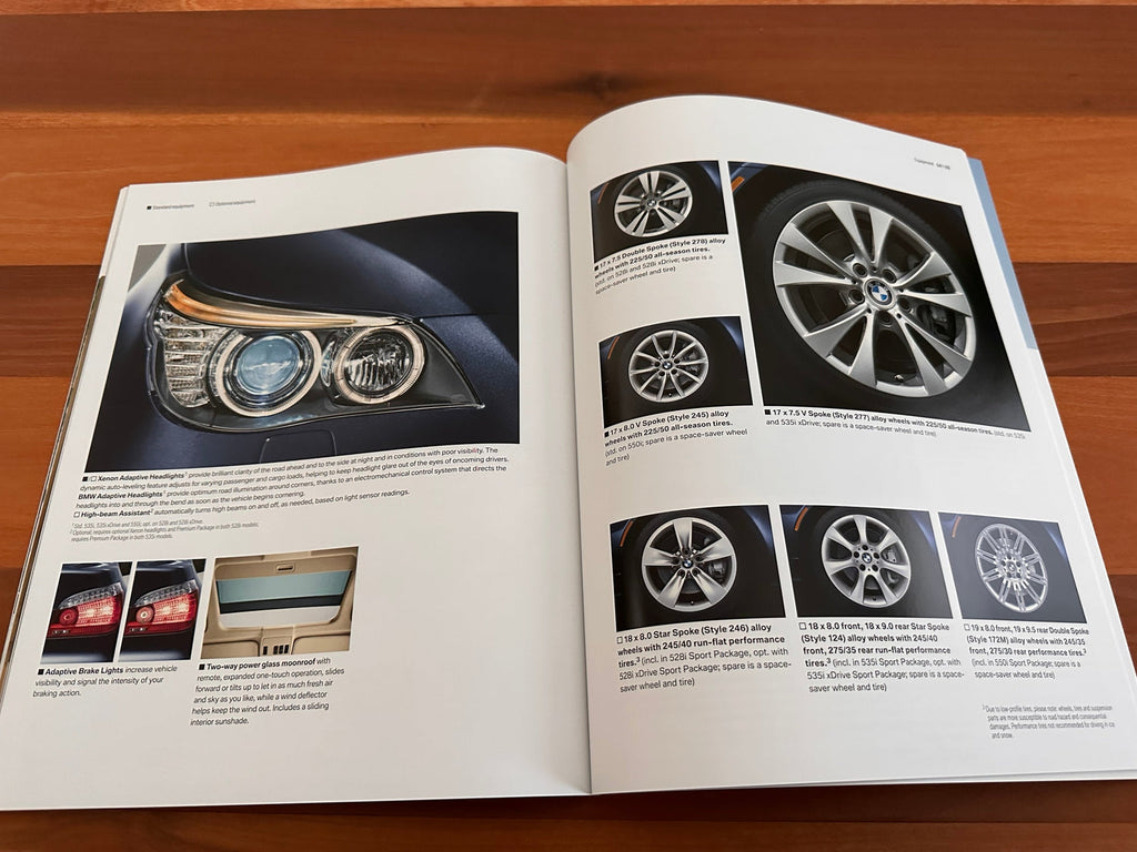 BMW-E60 Sedan, 2009 a-Dealership-Sales-Brochure