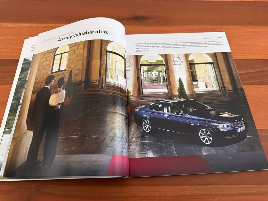 BMW-E60 Sedan, 2009 a-Dealership-Sales-Brochure