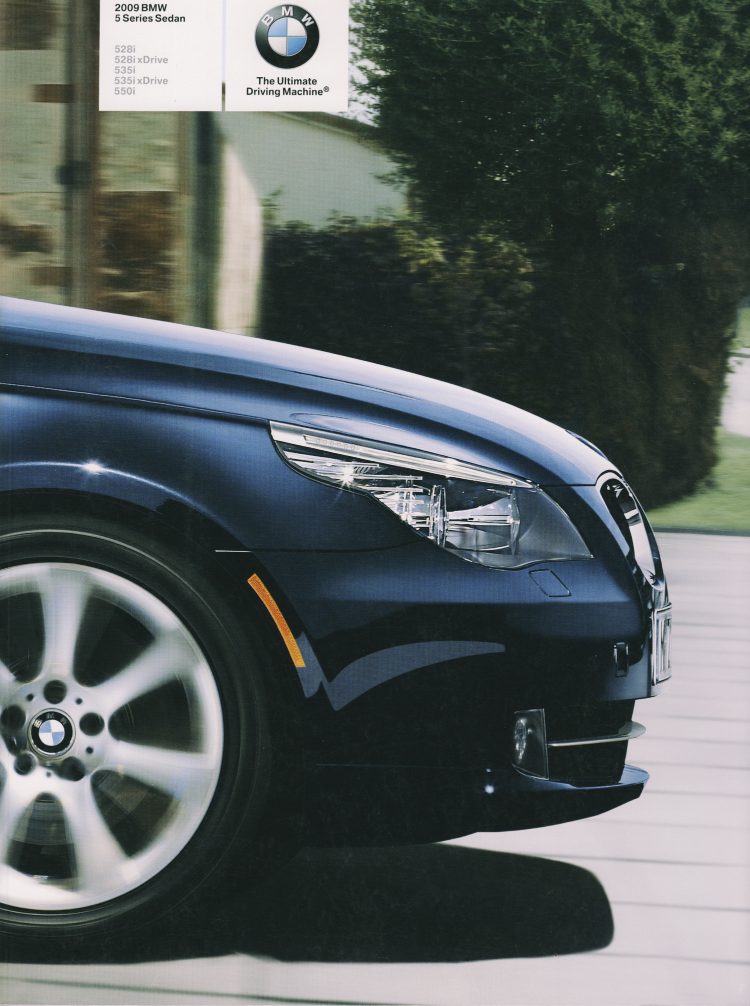 BMW-E60 Sedan, 2009-Dealership-Sales-Brochure