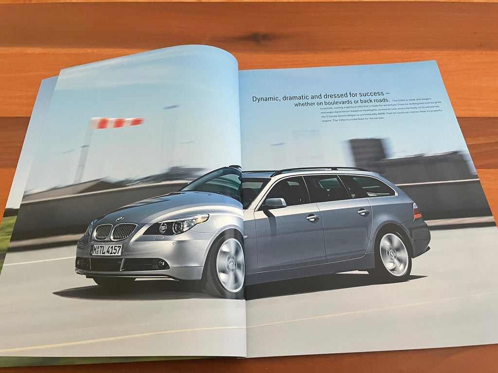 BMW-E61 Touring, 2006-Dealership-Sales-Brochure