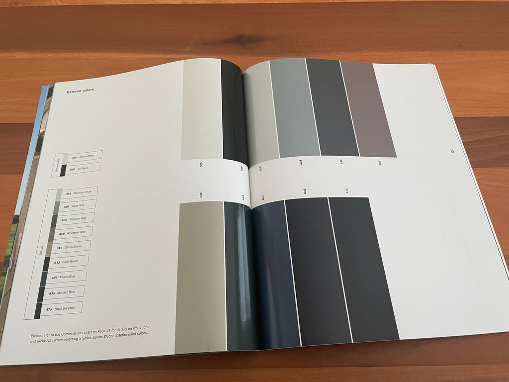 BMW-E61 Touring, 2006-Dealership-Sales-Brochure