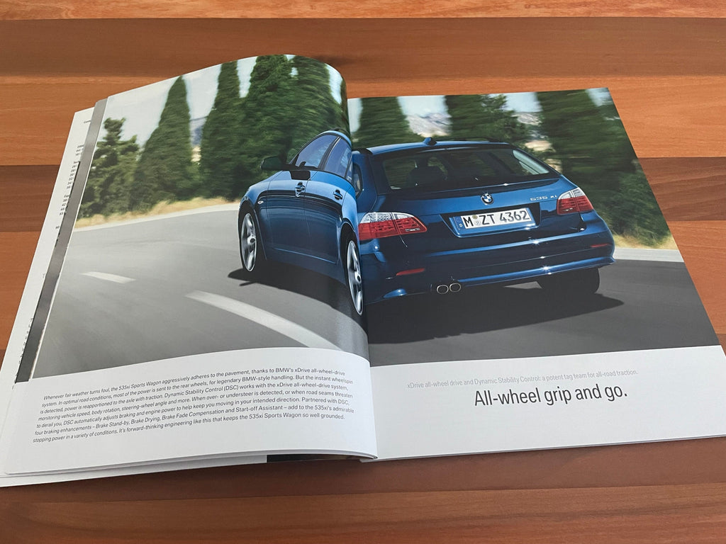BMW-E61 Touring, 2008-Dealership-Sales-Brochure